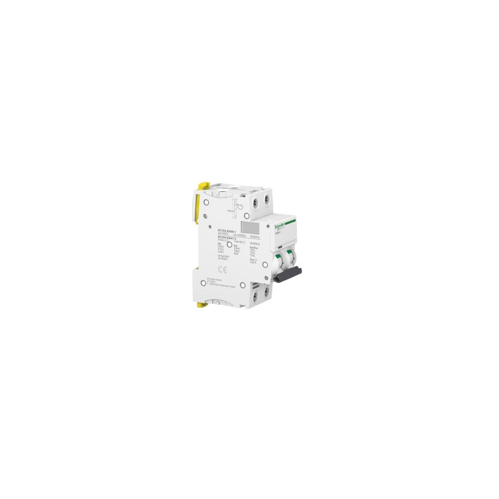 Disjoncteur Modulaire Schneider Electric Acti9 IC60N - 2P (2 Pôles), 32A, 50/60Hz