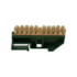 Barramento de Terra DIN/IEC com 10 Furos Verde 56300/120 Tramontina
