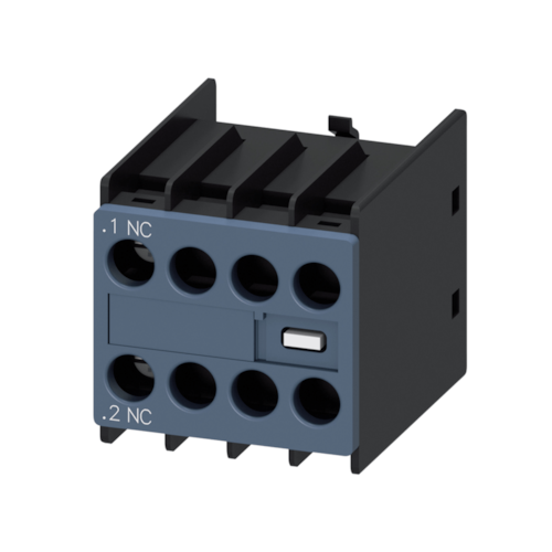 Bloco Contato Auxiliar Contator Frontal 1NF 3RH29111HA01 Siemens