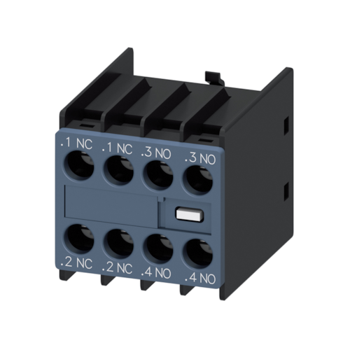 Bloco Contato Auxiliar Contator Frontal 2NA+2NF S00/S3 Innovation 3RH29111HA22 Siemens