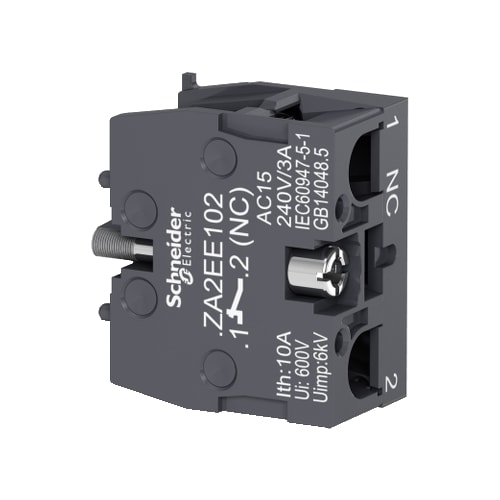 Bloco de Contato XA2E 1NF ZA2EE102 Schneider Electric