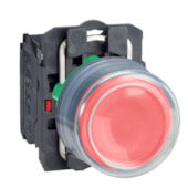 Botão de Comando Vermelho 1NF com Revestimento de Silicone XB5AP42 Schneider Electric