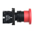 Botão de Emergência Ø22 mm Plástico Cogumelo Ø40 mm Vermelho 1NF XA2ET42 Schneider Electric