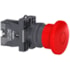 Botão de Emergência Ø22 mm Plástico Cogumelo Ø40 mm Vermelho 1NF XA2ET42 Schneider Electric