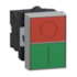 Botão Duplo Ø22 mm sem Sinaleiro Verde "I"/vermelho "O" XA2EA7A3415 Schneider Electric