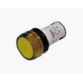 Botão Iluminado Redondo Amarelo 22mm 24V LED Integrado 1NA 3SB61330DB301BA0 Siemens