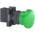 Botão Ø22 mm Plástico Cogumelo Pulsador Ø40 mm 1NA Verde XA2EC31 Schneider Electric