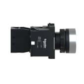 Botão Ø22 mm Plástico Iluminado LED Vermelho 220 V CA 1NA XA2EW34M1 Schneider Electric