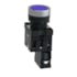 Botão Ø22 mm Plástico Luminoso LED 24 V CC/CA 1NA Azul XA2EW36B1 Schneider Electric