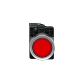 Botão Ø22 mm Plástico Luminoso LED Vermelho 220 V CA 1NF XA2EW34M2 Schneider Electric