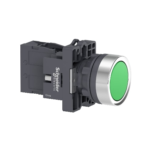 Botão Ø22 mm Retenção Verde 1NA XA2EH031 Schneider Electric