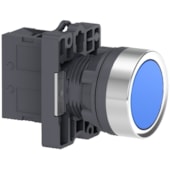 Botão Ø22 mm Retorno por Mola 1NA Azul XA2EA61 Schneider Electric