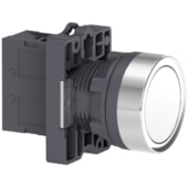 Botão Ø22 mm Retorno por Mola 1NA Branco XA2EA11 Schneider Electric
