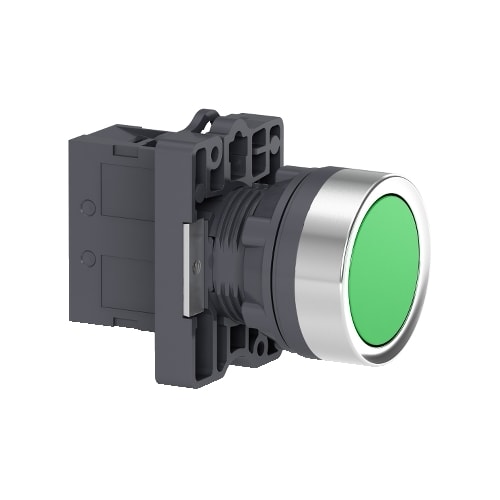 Botão Ø22 mm Retorno por Mola 1NA Verde XA2EA31 Schneider Electric