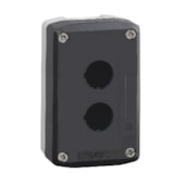 Botoeira Comando Vazia Plástico Cinza 2 Furos 22Mm XALD02 Schneider