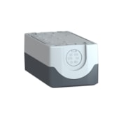 Botoeira Vazia 3 Furos Ø22 mm Cinza XALD03 Schneider Electric