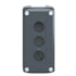 Botoeira Vazia 3 Furos Ø22 mm Cinza XALD03 Schneider Electric