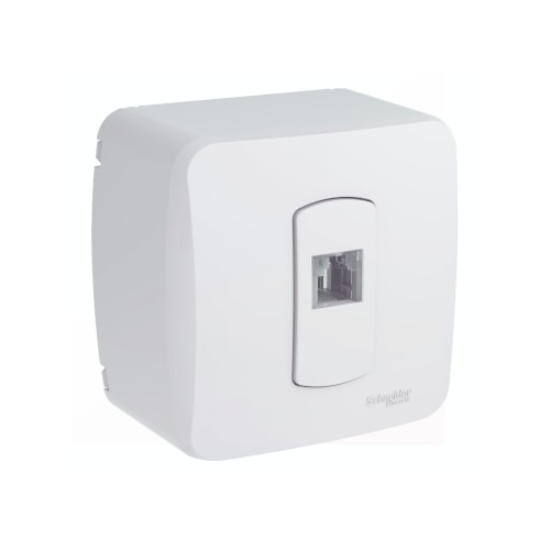 Caixa Sobrepor Dxmlz 1 Tomada Rj11 2 Fios S3b66900 Miluz - Schneider