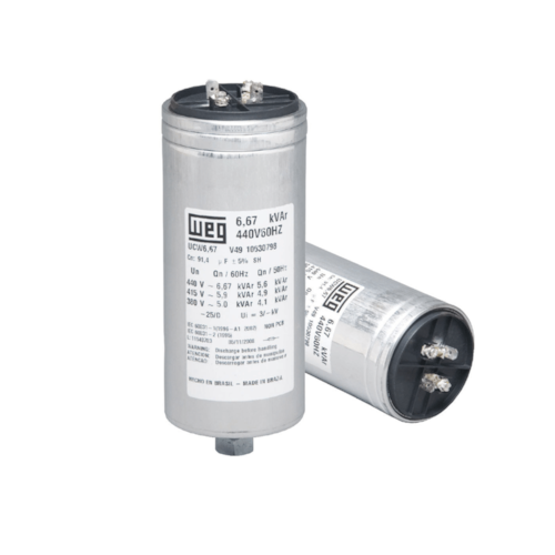Capacitor Monofásico para Correção de Fator de Potência 5 kvar 380 V BR3:B32340C3051Z080 Siemens