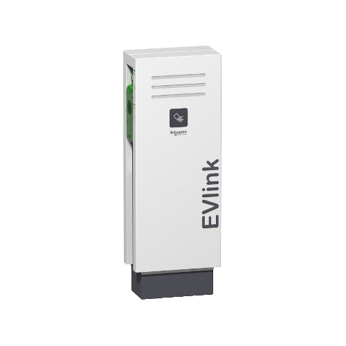 Carregador Veicular Evlink Parking 2X22 KW T2S Rfid com Pedestral EVF2S22P44R Schneider