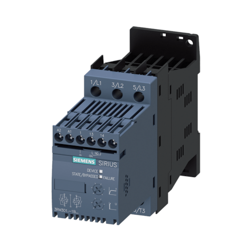 Chave Partida Suave Trifásica 200/480V 17,6A 110/220V 3RW30181BB14 Siemens