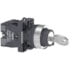 Comutador com Chave Ø22 mm Plástico 3 Posições Fixas com Retirada à Esquerda/Direita 2NA XA2EG03 Schneider Electric