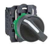 Comutador com Manopla Curta 2 Posições com Retenção 2NA XB5AD23 Schneider Electric