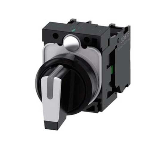 Comutador Iluminado Knob Curto Branco 22MM 3SU11002BL601NA0 Siemens