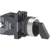 Comutador Ø22 mm Plástico com Manopla Longa 3 Posições Fixas 2NA XA2EJ33 Schneider Electric