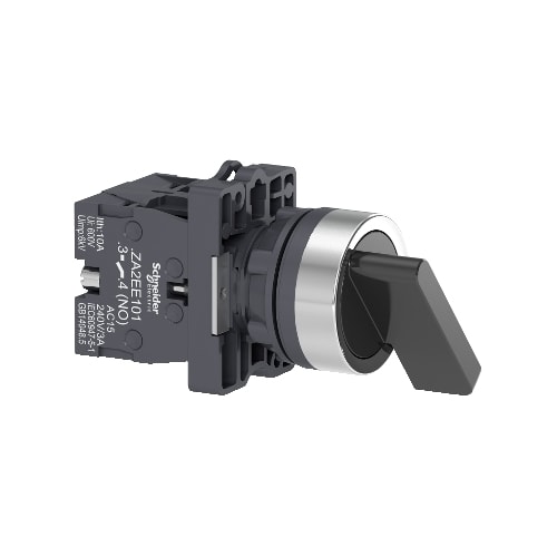 Comutador Ø22 mm Plástico com Manopla Longa 3 Posições Fixas 2NA XA2EJ33 Schneider Electric