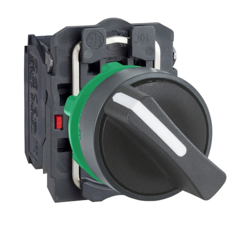 Comutador Ø22 mm Plástico com Manopla XB5AD25 Schneider Electric