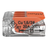 Conector 0,14 a 4 mm² 32A 3 Vias 221-413 WAGO
