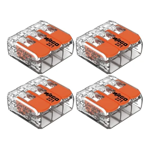 Conector 0,14 a 4 mm² 32A (4 Peças) 221-413 WAGO