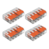 Conector 0,14 a 4 mm² 32A (4 Peças) 221-415 WAGO