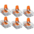 Conector 0,14 a 4 mm² 32A (6 Peças) Referência ET-47070 221-412 WAGO