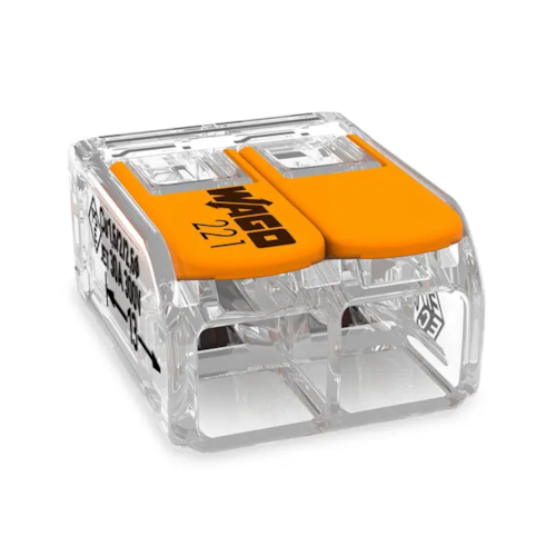 Conector 0,5 a 6 mm² 41A 2 Vias 221-612 WAGO