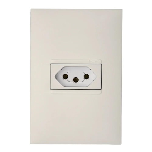 Conjunto 1 Tomada 2P+T 10A Branco Plus+ Legrand