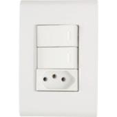 Conjunto de Interruptor e Tomada 10 A 250 V Liz 57170/073 Tramontina