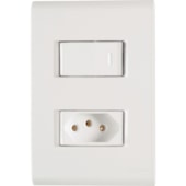 Conjunto de Interruptor e Tomada 10 A Liz 57170/264 Tramontina