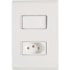 Conjunto de Interruptor e Tomada 10 A Liz 57170/264 Tramontina