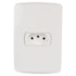 Conjunto de Tomada 2P+T 10 A 250 V Miluz Branco S3B60340 Schneider Electric