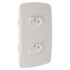 Conjunto de Tomada 2P+T 10 A 250 V Miluz Branco S3B60440 Schneider Electric