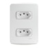 Conjunto de Tomada 2P+T 10 A 250 V Miluz Branco S3B60440 Schneider Electric