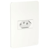 Conjunto de Tomada 2P+T 10 A 250 V Orion Essence Branco S71302104 Schneider Electric