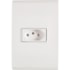 Conjunto de Tomada 2P+T 20 A 250 V Liz Branco 57170/213 Tramontina
