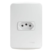 Conjunto de Tomada 2P+T 20 A 250 V Miluz Branco S3B60350 Schneider Electric
