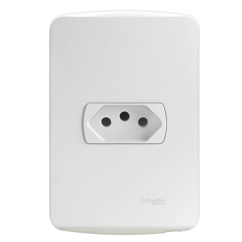 Conjunto de Tomada 2P+T 20 A 250 V Miluz Branco S3B60350 Schneider Electric