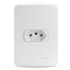 Conjunto de Tomada 2P+T 20 A 250 V Miluz Branco S3B60350 Schneider Electric