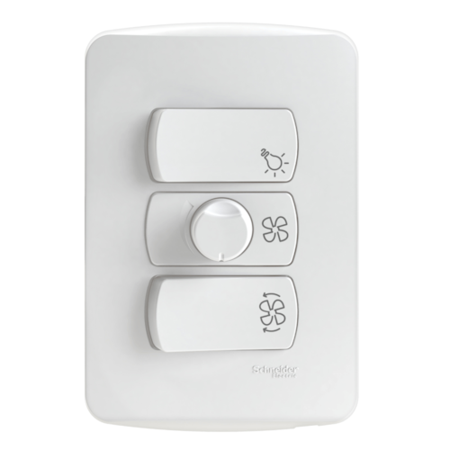 Conjunto Variador de Velocidade P/Ventilador 127V 150W + 2 Interruptores Paralelos S3B69610 Schneider