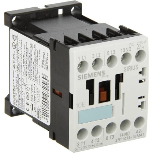 Contator 7 A 24 V CC 1NF 3RT10151BB42 Siemens